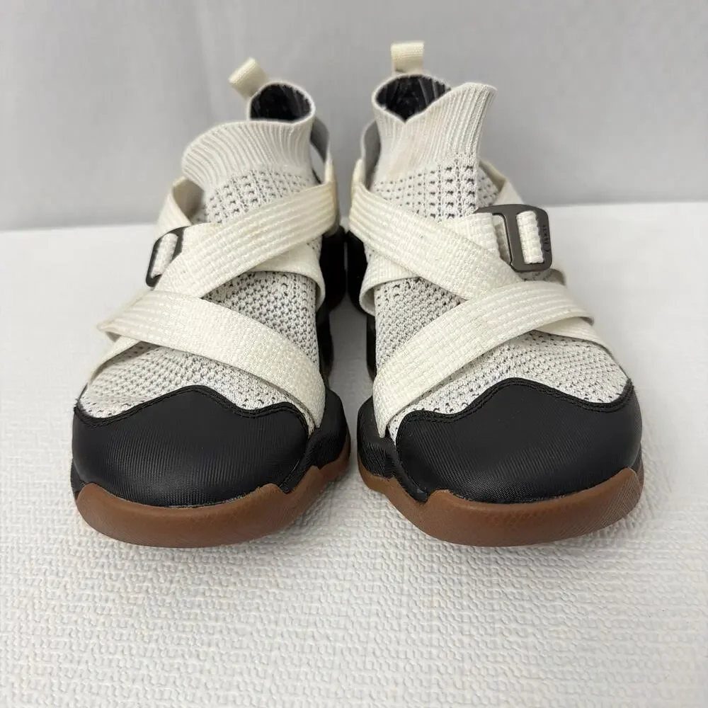 Chaco Z/Ronin Shoes Women's Size 7 White Black Sport Hiking Trail Comfort